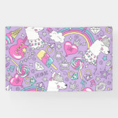 Lama-Muster 1 Banner (Horizontal)