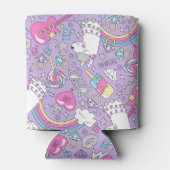 Lama-Muster 1 Dosenkühler (Rückseite)