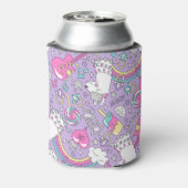 Lama-Muster 1 Dosenkühler (Kanne Rückseite)