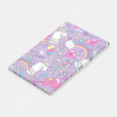 Lama-Muster 1 Post-it Klebezettel (angewinkelt)