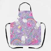 Lama-Muster 1 Schürze (Vorderseite)