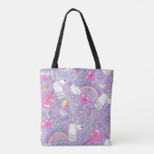Lama-Muster 1 Tasche (Rückseite)