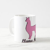 Lama-Mutter Kaffeetasse (Vorderseite Links)