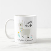 Lama-Mutter No Time For Drama Kaffeetasse (Links)