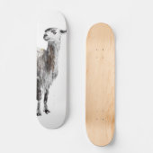 Lama nicht Ihre Mutter Skateboard (Vorderseite)