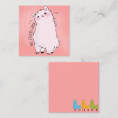 Lama Note Card Mitteilungskarte (Vorne/Hinten)
