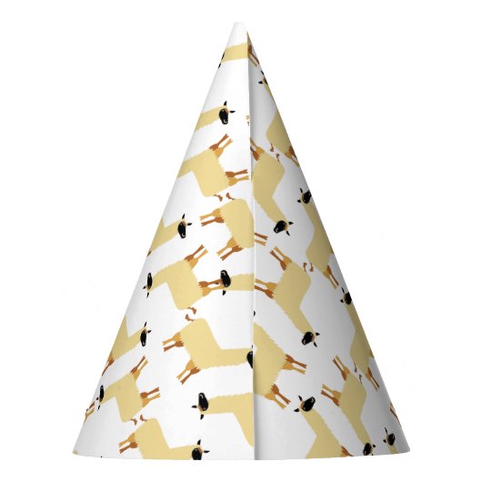 Lama-Party-Hut Partyhütchen (Rückseite)