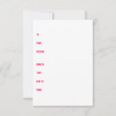 Lama-Party laden ein Einladung (Rückseite)