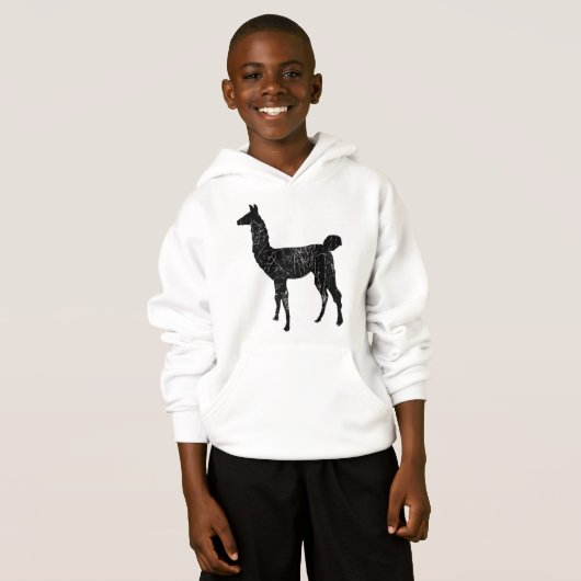 Lama-Pullover-Sweatshirt-Kinder und Hoodie (Vorne ganz)