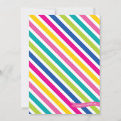 Lama-Pyjama-Geburtstags-Party Einladung (Rückseite)