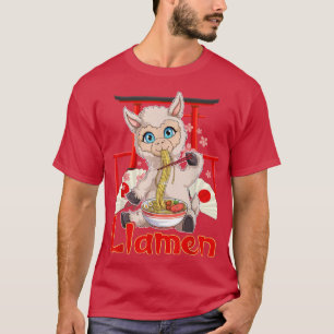 Lama Ramen Japanisch Anime Gift Boys Girls Officia T-Shirt