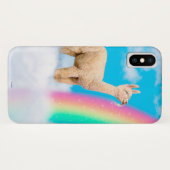 Lama-Regenbogen Case-Mate iPhone Hülle (Rückseite (Horizontal))