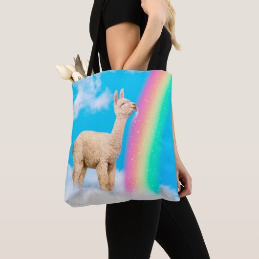 Lama-Regenbogen Tasche (Von Nahem)
