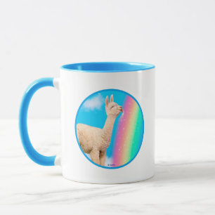 Lama-Regenbogen Tasse