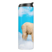 Lama-Regenbogen Thermosbecher (Nach links gedreht)