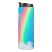 Lama-Regenbogen Thermosbecher (Nach rechts gedreht)