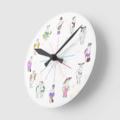 Lama Runde Wanduhr (Winkel)