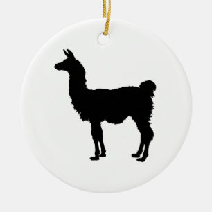 Lama-Silhouette Verzierung Keramikornament