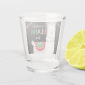 Lama-Spaß Schnapsglas (Rückseite)