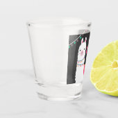 Lama-Spaß Schnapsglas (Links)