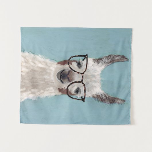 Lama-Spezifikt. - Übergroße Gläser Wandteppich (Vorderseite (Horizontal))