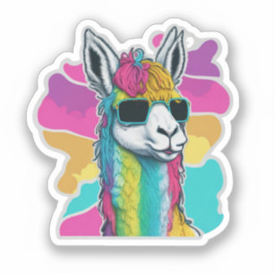 Lama-Sticker für Journalisten und Scrapbooking Aufkleber
