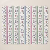 Lama-Streifen-Muster Sherpadecke (Vorderseite (Horizontal))