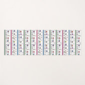 Lama-Streifen-Muster Yogamatte (Vorderseite (Horizontal))