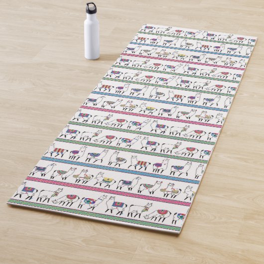 Lama-Streifen-Muster Yogamatte (Beispiel)