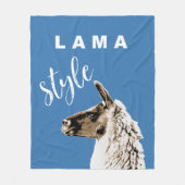 Lama Style Fleecedecke (Vorderseite)
