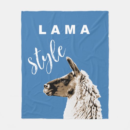 Lama Style Fleecedecke (Vorderseite)