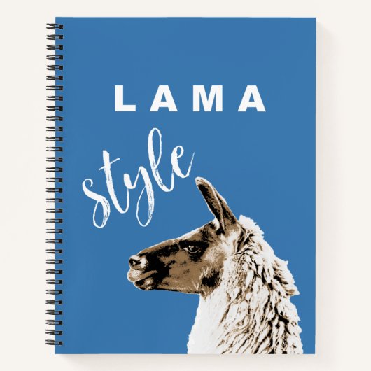 Lama Style Notizblock (Vorderseite)