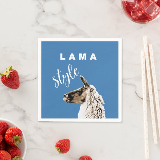 Lama Style Serviette (Beispiel)