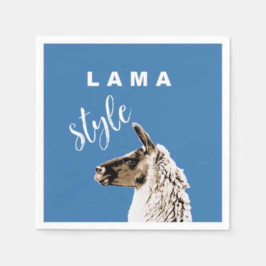 Lama Style Serviette (Vorderseite)