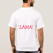 Lama T-Shirt (Rückseite)