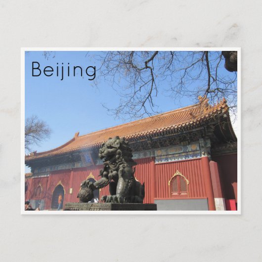 Lama-Tempellilie Postkarte (Vorderseite)