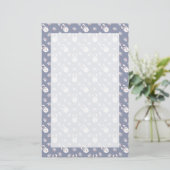 Lama-u. Blumen-Muster Briefpapier (Stehend Vorderseite)