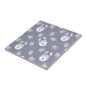 Lama-u. Blumen-Muster Fliese (Seite)