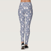 Lama-u. Blumen-Muster Leggings (Rückseite)