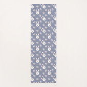 Lama-u. Blumen-Muster Yogamatte (Vorderseite)