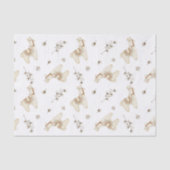 Lama- und Baumwollboho-Design Seidenpapier (Vorderseite)