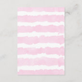 Lama und Kaktus Buch Anfrage Mädchen Dusche Begleitkarte (Rückseite)