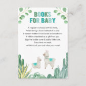 Lama und Kaktus Buchungsanfrage Kinderdusche Begleitkarte (Vorderseite)