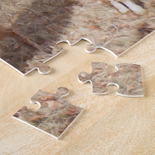 Lama und Ziegen Puzzle (Seite)
