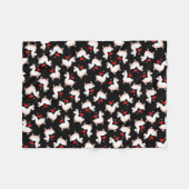 Lama-Verrücktheit Fleecedecke (Vorderseite (Horizontal))