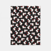 Lama-Verrücktheit Fleecedecke (Vorderseite)