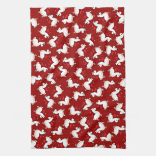 Lama-Verrücktheit Geschirrtuch