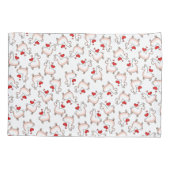 Lama-Verrücktheit Kissenbezug (Rückseite)