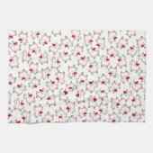 Lama-Verrücktheit Küchentuch (Horizontal)