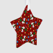 Lama-Wahnsinn Ornament (Vorderseite)